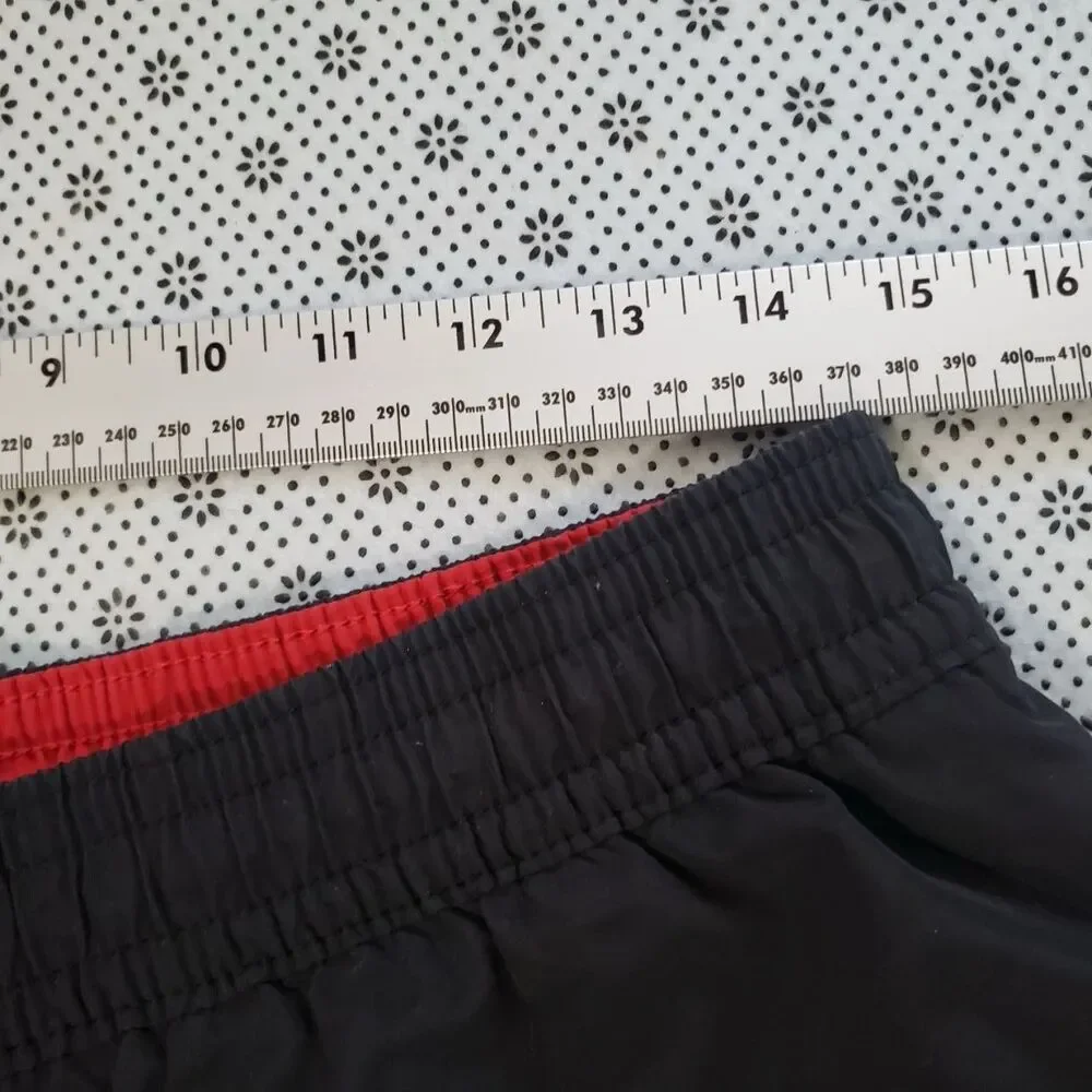 Polo Ralph Lauren Mens Size M Pony Black Traveler Mid-Length Swim Trunks Shorts